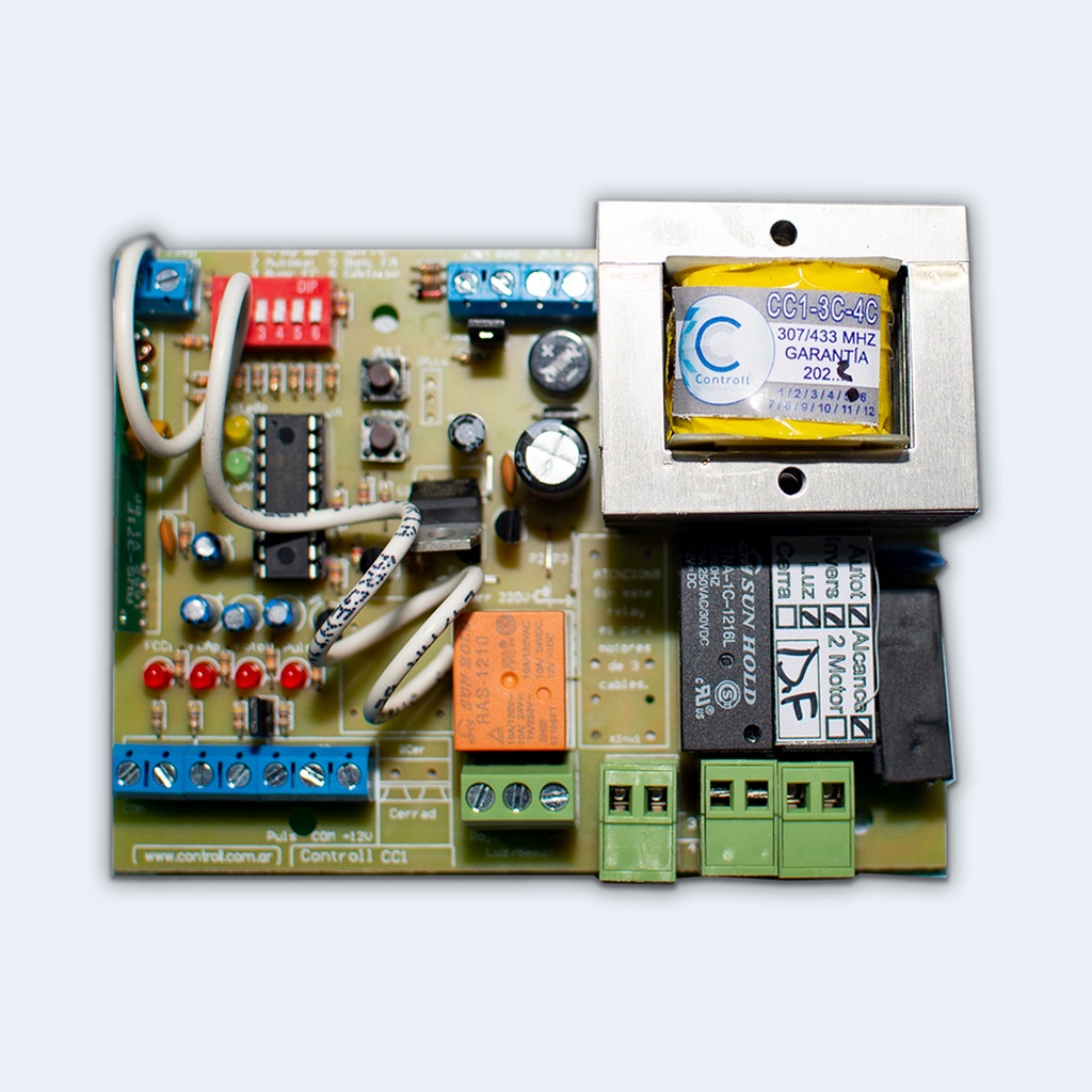 CC1 4 CABLES  433MHZ 1HP S/CERRA S/CAJA